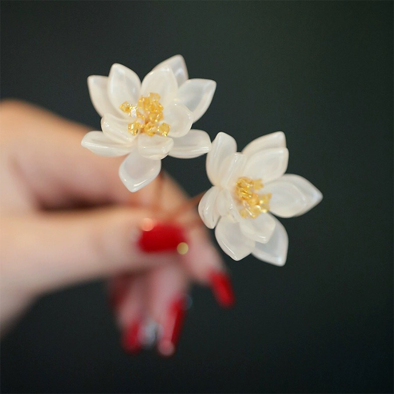 1Pair Vintage Hairpin Glazed F - Florist Supplies บทวิจารณ์และราคา