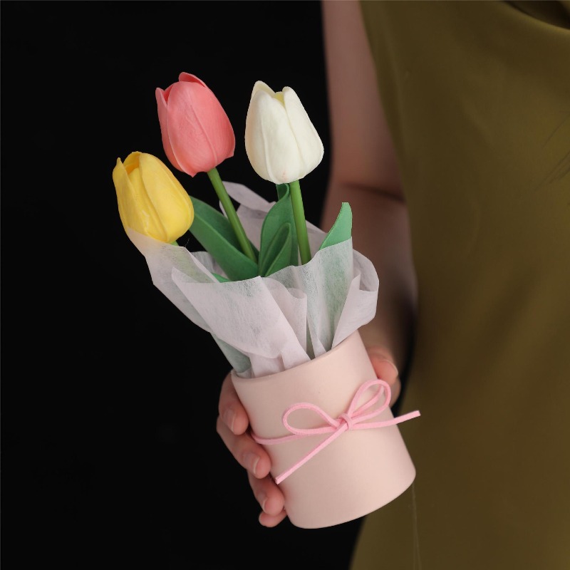 Tulip Flower Box Handmade Croc - Florist Supply Buckets บทวิจารณ์และราคา
