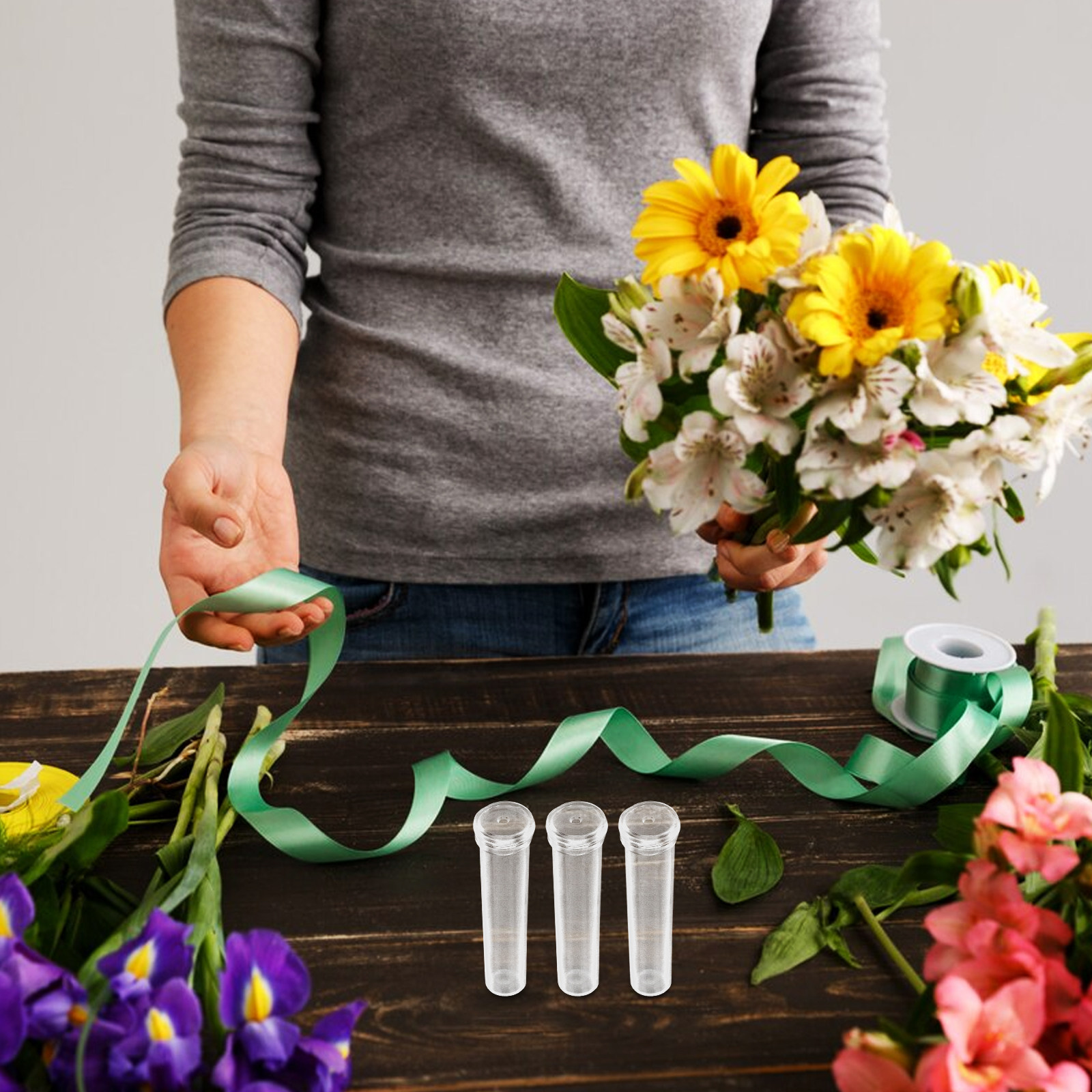 200Pcs Flower Water Tubes Nutr - The Florist Supply บทวิจารณ์และราคา