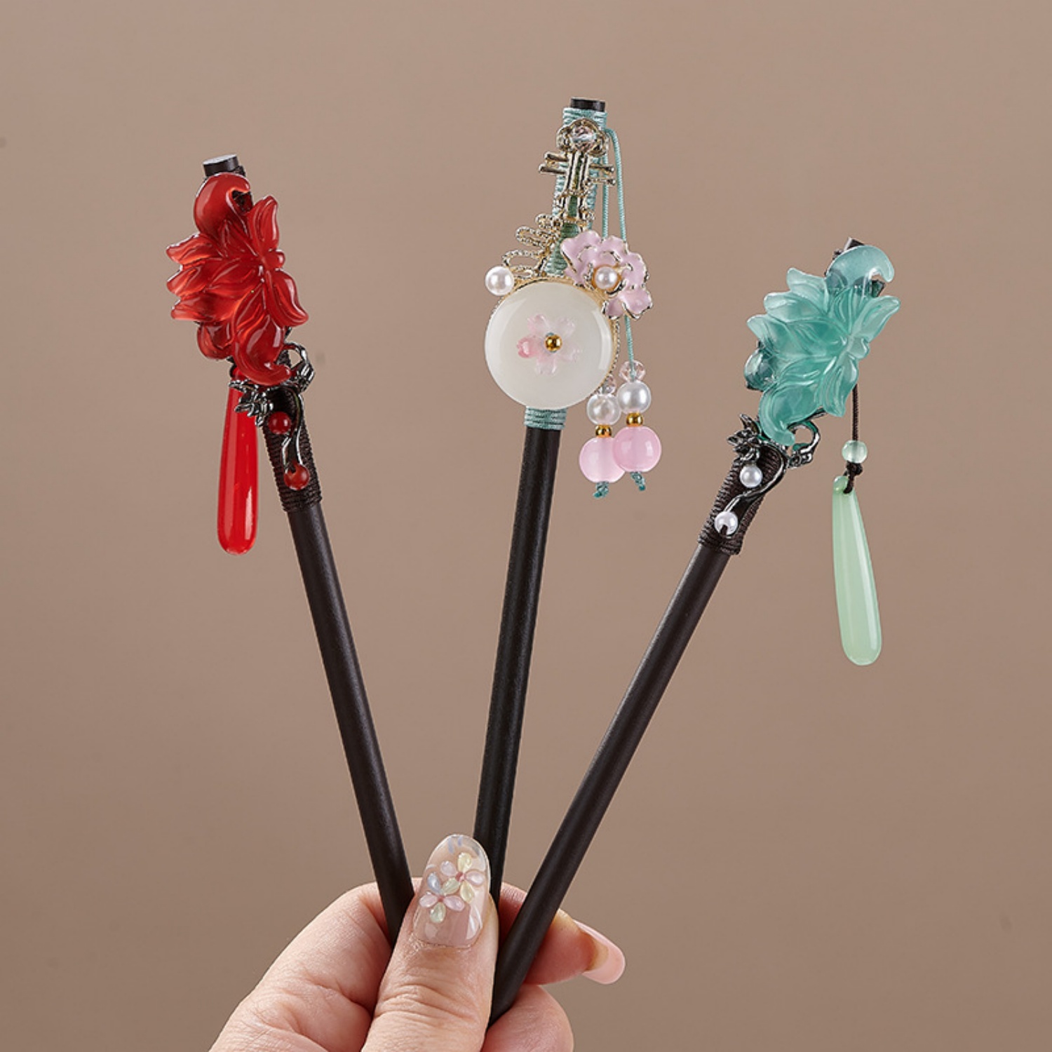 Vintage Flower Hairpin For Wom - Florist Supplies บทวิจารณ์และราคา