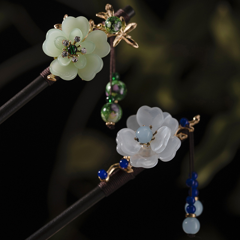 1Pc Wooden Hairpin Headdress f - Florist Supplies บทวิจารณ์และราคา