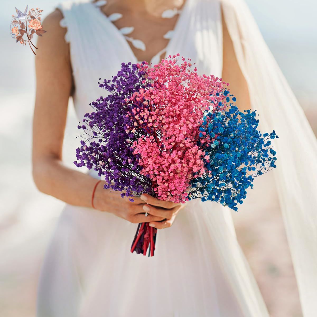 Dried Baby's Breath Flower Bou - Baby Breath Dried บทวิจารณ์และราคา