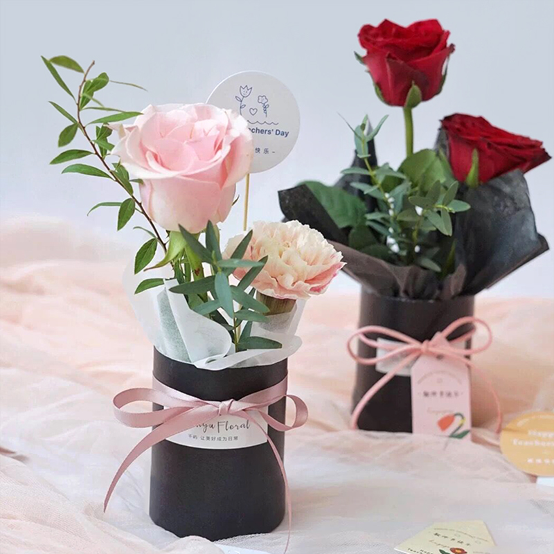 4pcs Mini Round Flower Box Gif - Florist Supply Buckets บทวิจารณ์และราคา