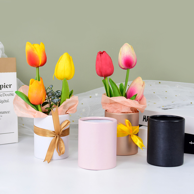 4pcs Mini Round Flower Box Gif - Florist Supply Buckets บทวิจารณ์และราคา