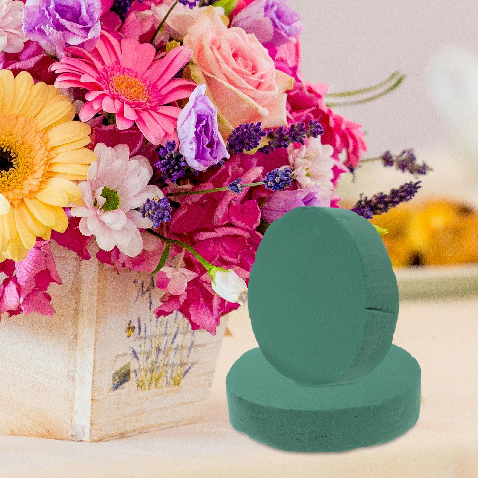 2Pcs Round Floral Foam Blocks  - The Florist Supply บทวิจารณ์และราคา