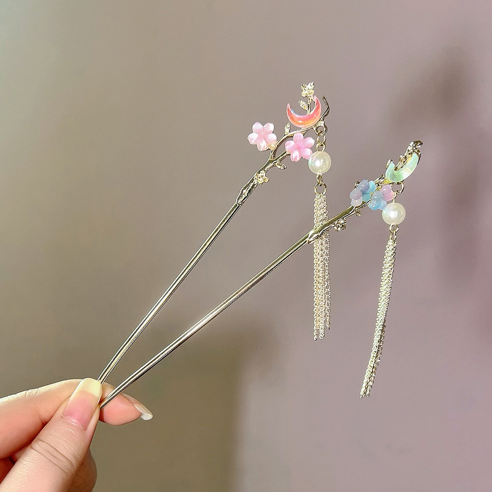 Retro Chinese Style Hairpin Sw - Florist Supplies บทวิจารณ์และราคา