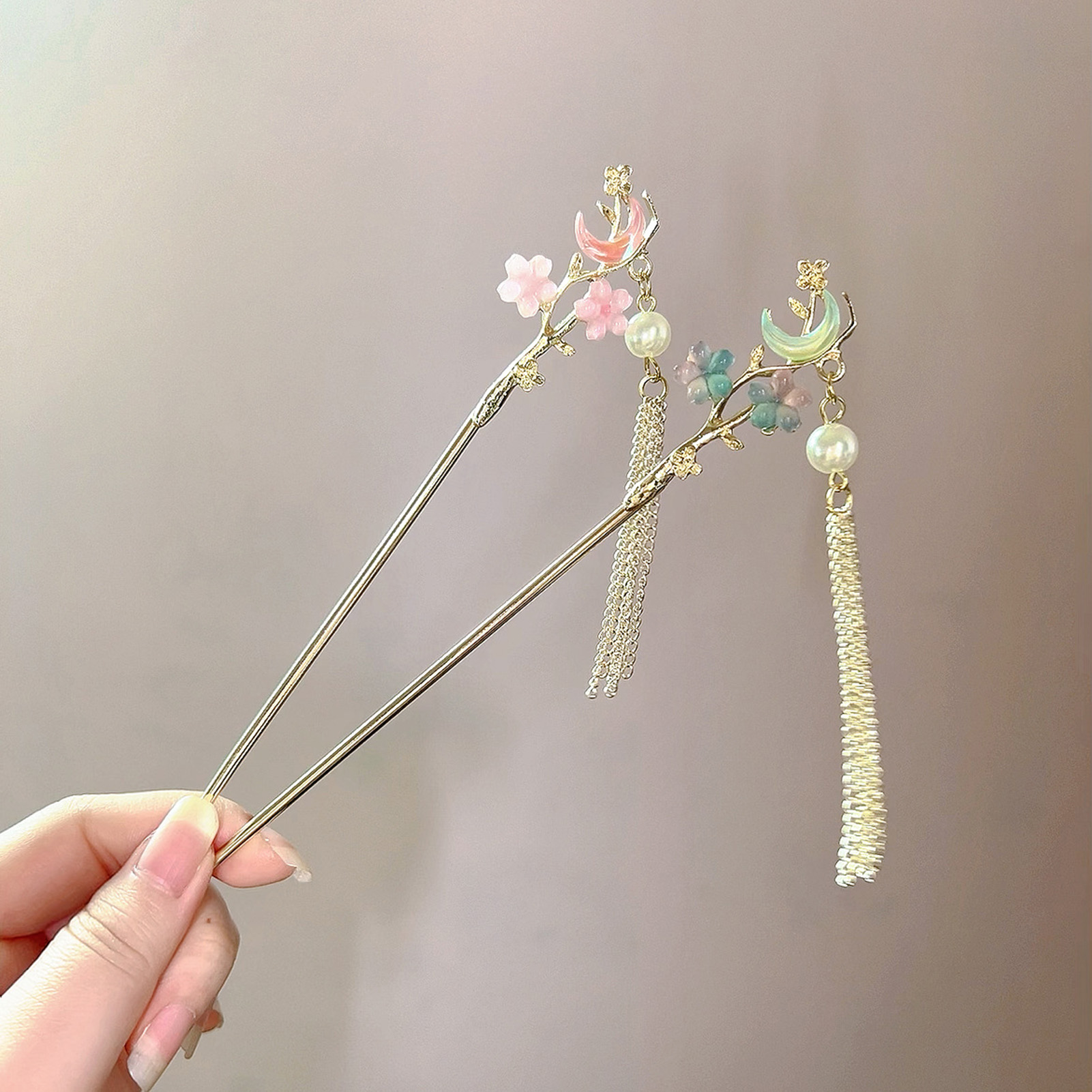 Retro Chinese Style Hairpin Sw - Florist Supplies บทวิจารณ์และราคา