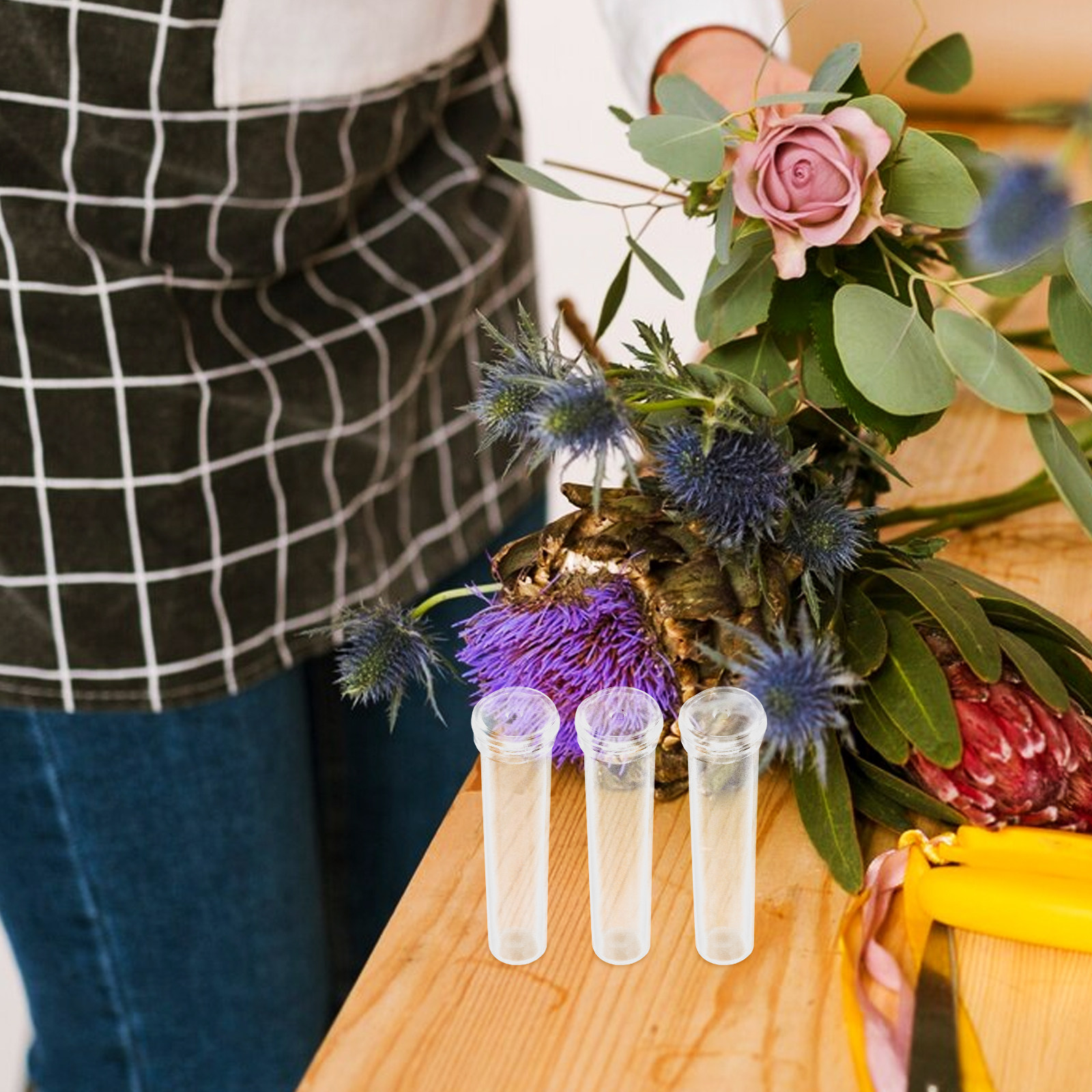 200Pcs Flower Water Tubes Tran - The Florist Supply บทวิจารณ์และราคา