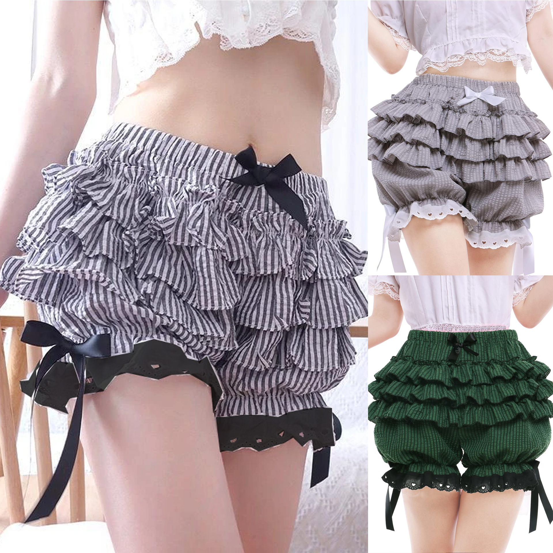 Lolita pants cute strap bow-kn - Florist Supplies บทวิจารณ์และราคา