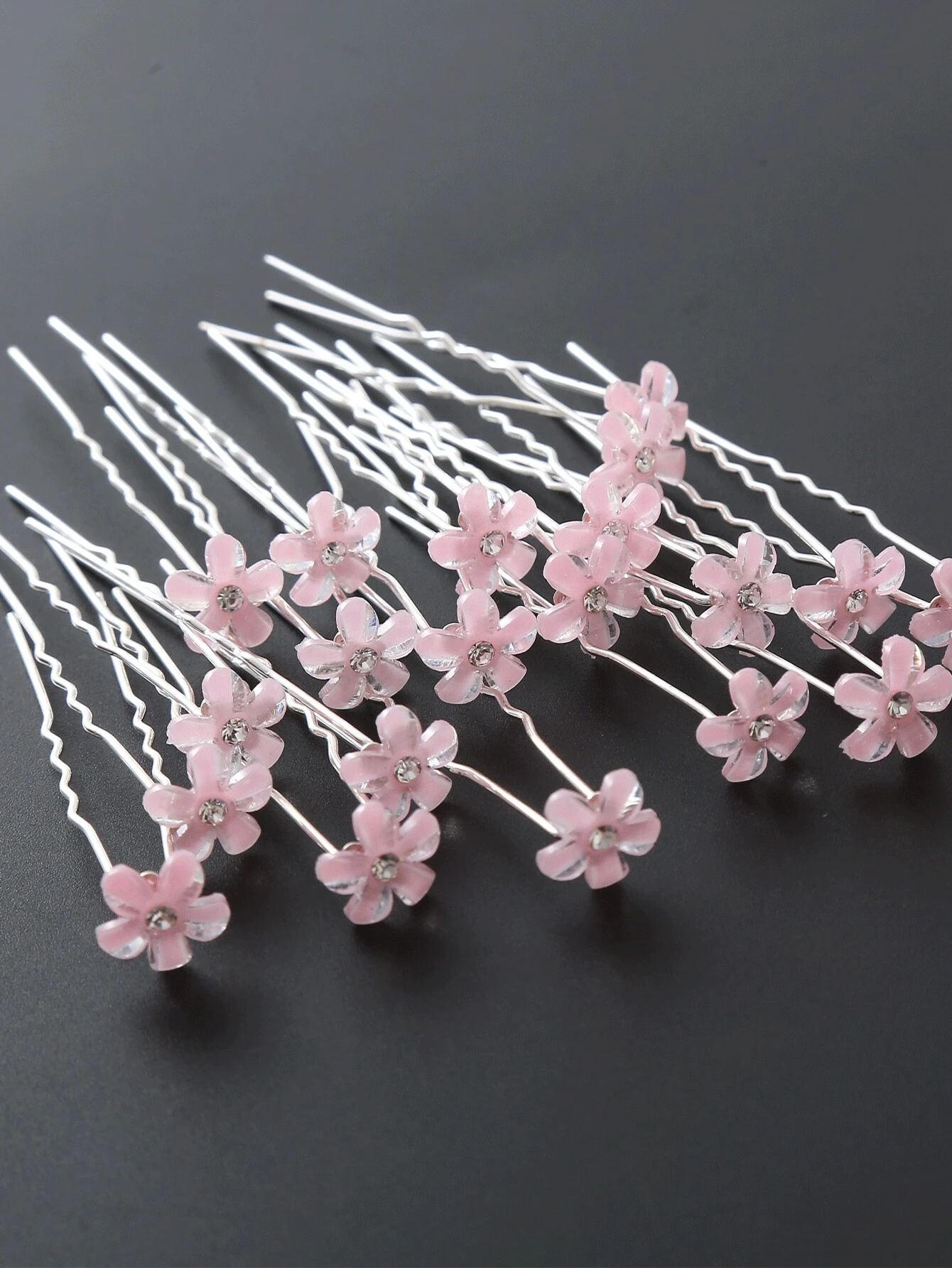20pcs Women Pink Flower Hairpi - Florist Supplies บทวิจารณ์และราคา