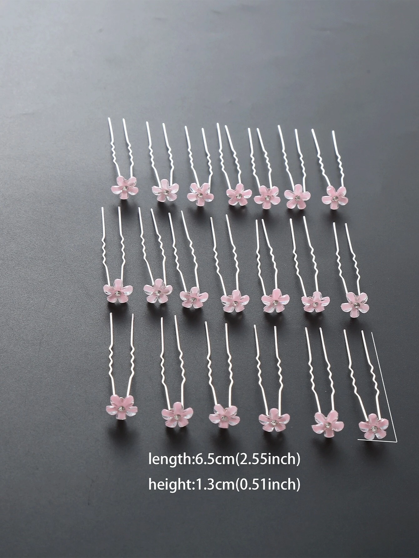 20pcs Women Pink Flower Hairpi - Florist Supplies บทวิจารณ์และราคา