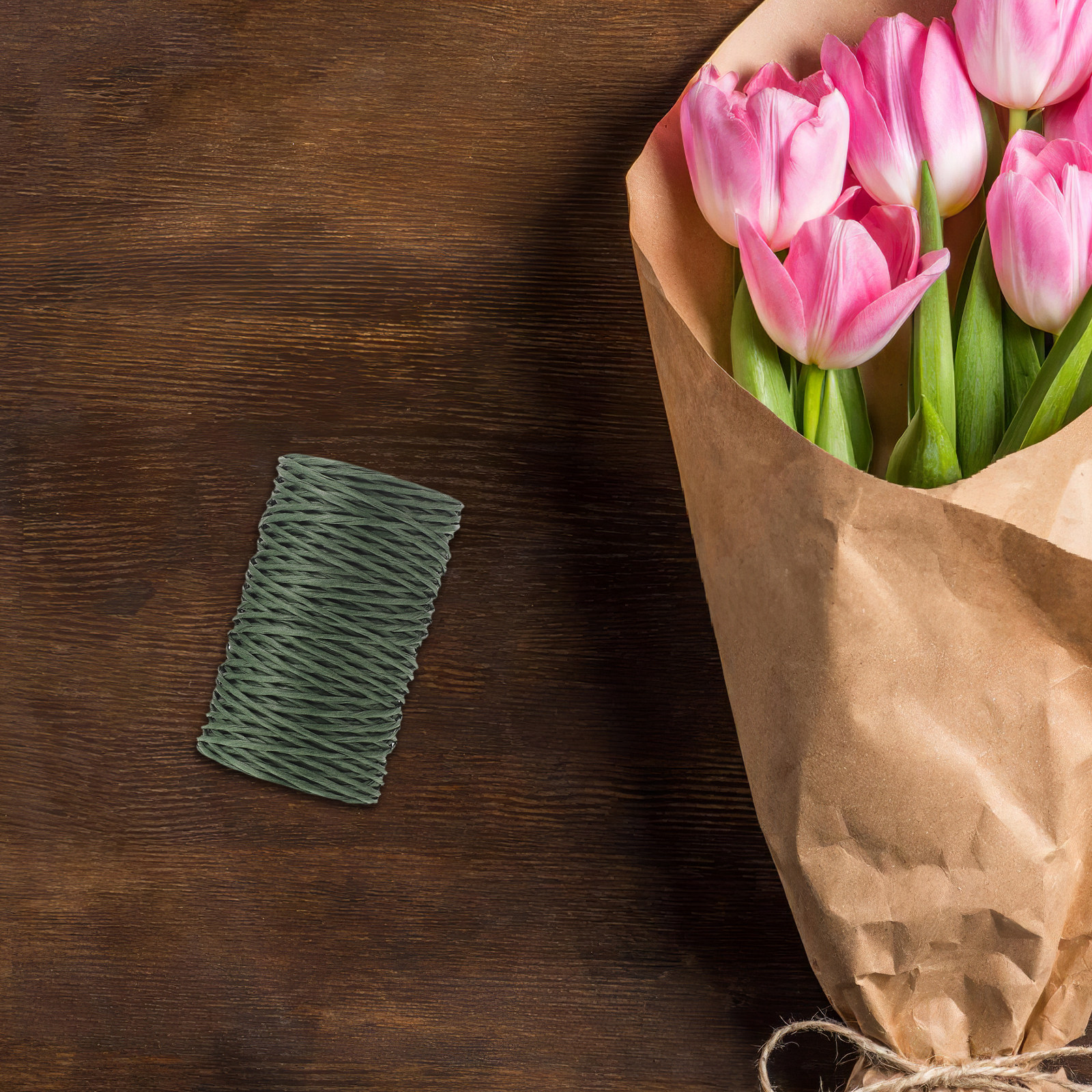 2 Rolls Paper Covered Wire for - The Florist Supply บทวิจารณ์และราคา
