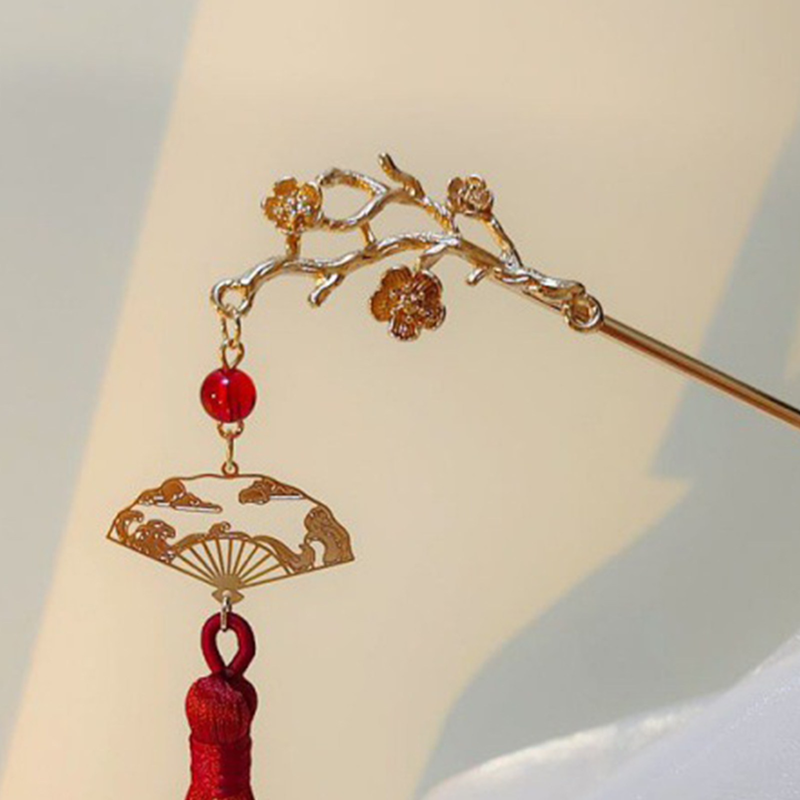 Retro Flower Tassel Hairpin Fo - Florist Supplies บทวิจารณ์และราคา