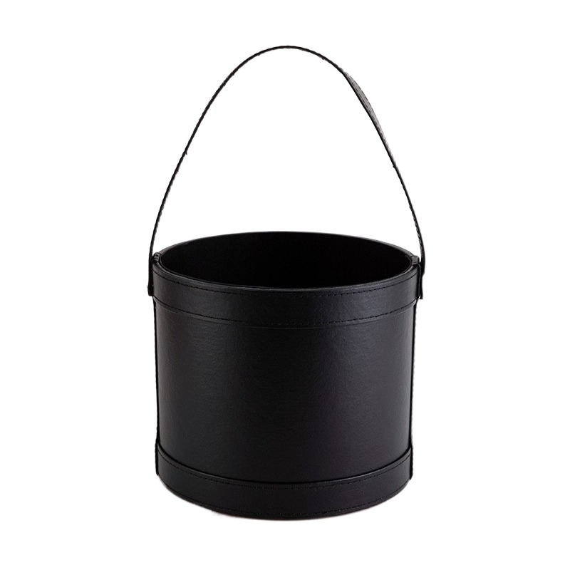 Portable Leather Round Gift Bo - Florist Supply Buckets บทวิจารณ์และราคา