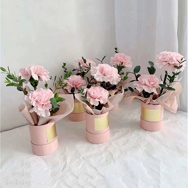 Round Flower Paper Box With Li - Florist Supply Buckets บทวิจารณ์และราคา