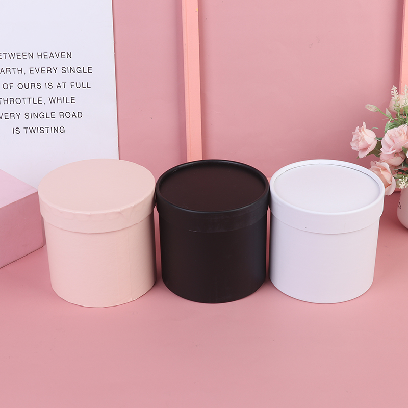 1PC Round Flower Paper Gift Bo - Florist Supply Buckets บทวิจารณ์และราคา