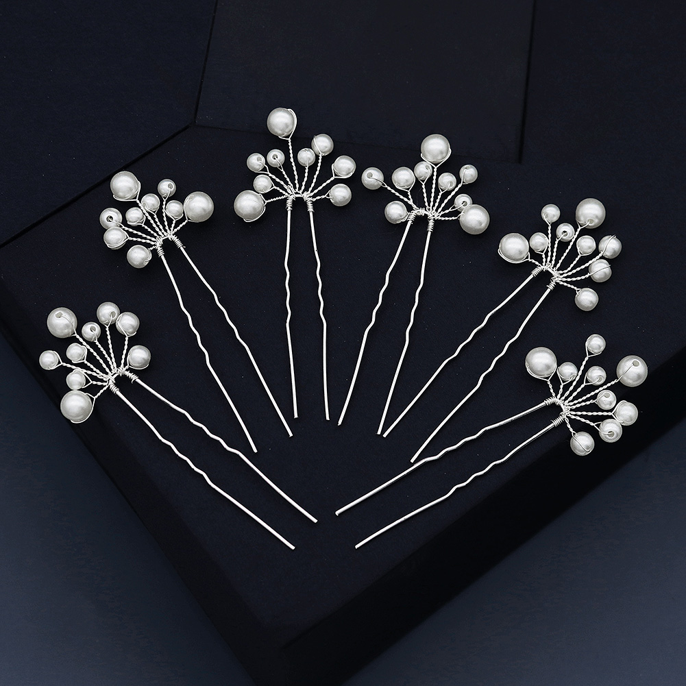 Vintage Pearl Flower Hairpin S - Florist Supplies บทวิจารณ์และราคา