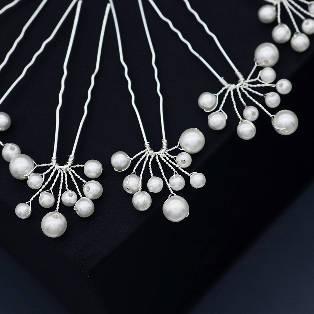 Vintage Pearl Flower Hairpin S - Florist Supplies บทวิจารณ์และราคา